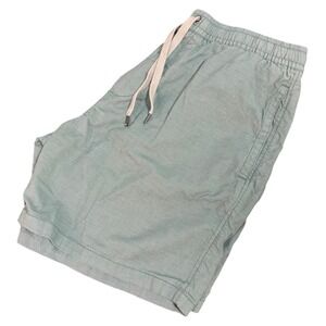 Rodd & Gunn Mens Green Micro Check Drawstring Shorts Size Large